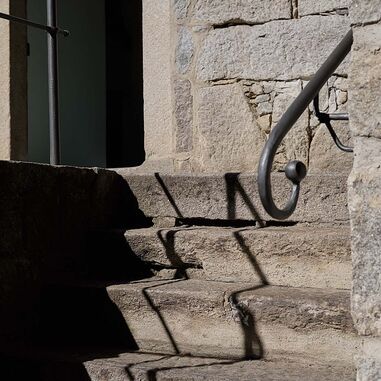 Historisch erhaltene Treppe