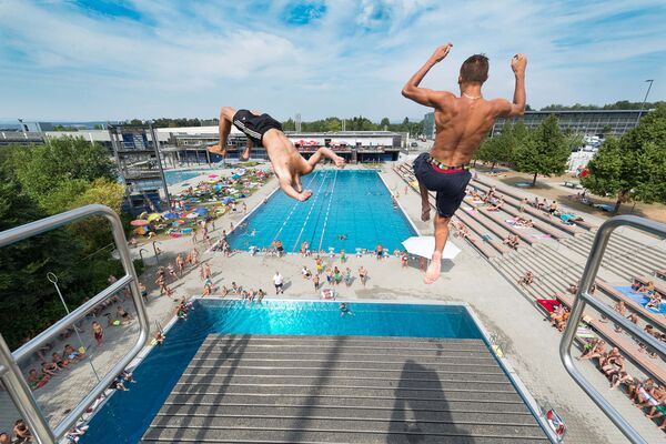 Sprungtrum im PEB Passau